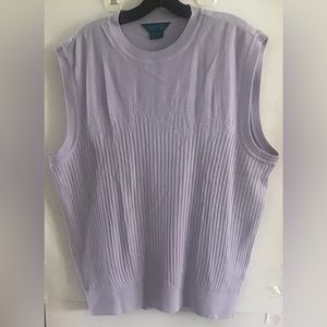 New Astra Classic Lavender Golf Vest size XL made in Korea